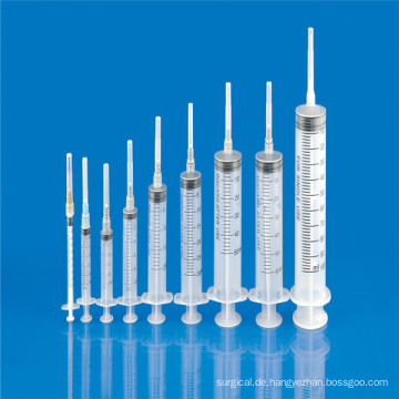 3 Teile Luer Lock Spritze mit CE ISO SGS GMP TÜV